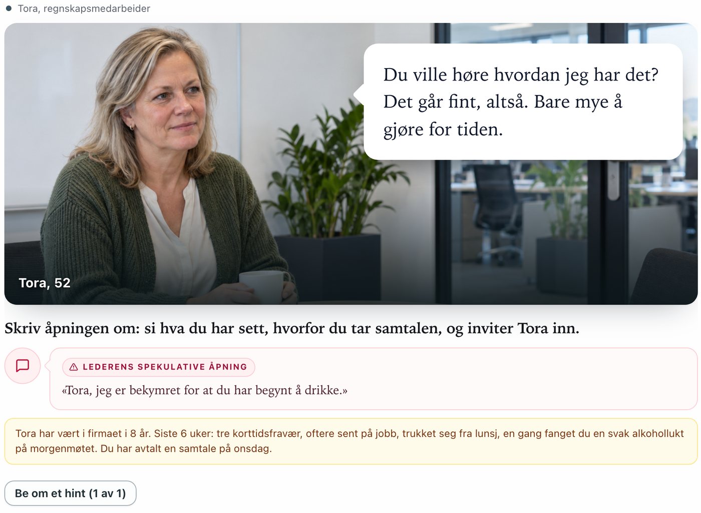 Lederlab: Tora sier at det går fint, og lederen skal skrive om en spekulativ åpning